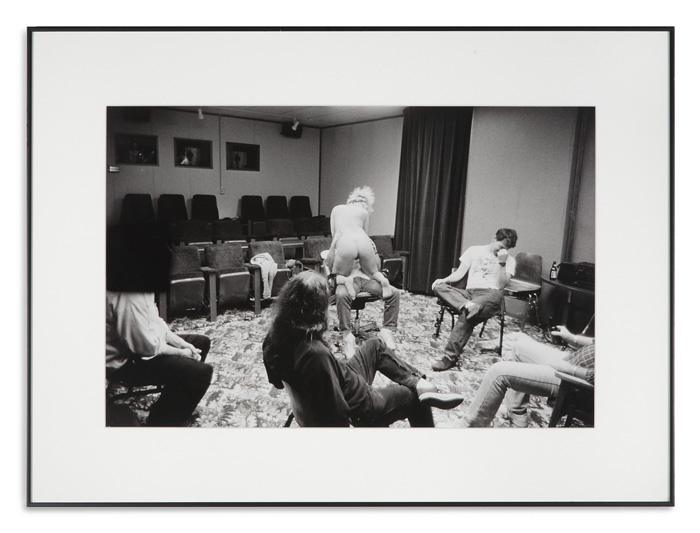 Glenn Rudolph, Christmas Party, 1995, silver print, 12 x 18 inches.