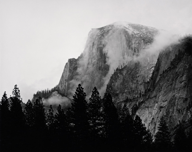Ryan McIntosh, Half Dome Yosemite California, 2018, silver gelatin print, 8 x 10 inches.